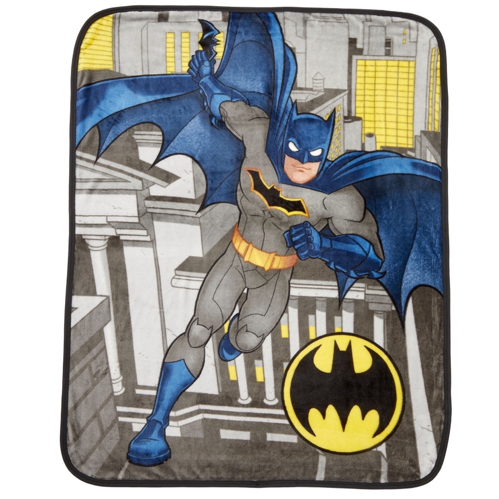 Batman Kids Silky Soft Plush Throw Blanket